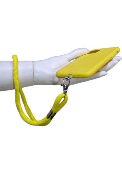 SARI PARACORD TELEFON EL ASKISI TÜM KILIFLARA UYUMLU