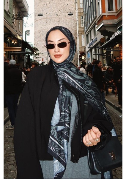 Vintage Dark Yeşil Nilla Pamuklu Şal indirimleri