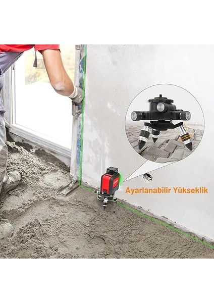 Kbl2 Üç Eksenli Hassas Ayarlanabilir Lazer Hizalama Tripodu fırsatları