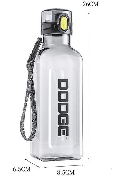 Spor Su Şişesi, Sızdırmaz 1l Spor Şişesi, Bpa Içermeyen Spor Su Şişeleri, Şeffaf Kare Su Şişesi, Fitness, Kamp, Doğa Sporları Için Taşınabilir Su Şişesi (Pembe) indirimleri