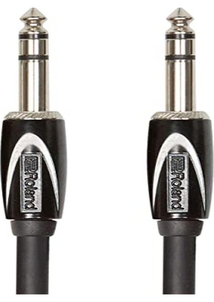 Black-Serisi Stereo Bağlantı Kablosu – 6,3 mm -Trs Jak, Uzunluk: 1 M – Rcc-3-Trtr