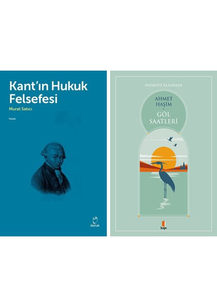 Kantın Hukuk Felsefesi + Göl Saatleri