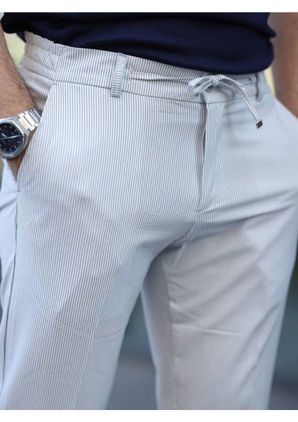 Slim Fit Likralı Jogger Pantolon