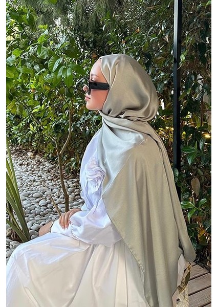 Şantuk Çift Taraflı Ipekli Şal Açık Gri fiyatları