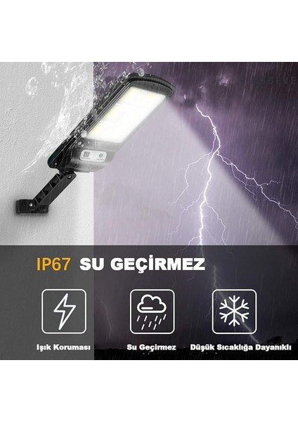 Solar Güneş Enerjili Bahçe LED Aydınlatma 120 LED Aydınlatma Uzaktan Kumandalı Hareket Sensörlü Gece Sensörlü LED Işık Bahçe LED Aydınlatması indirimleri