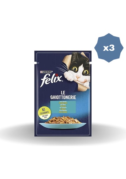 Kedi Yaş Mama Tonlu 85 gr - (3 Adet)