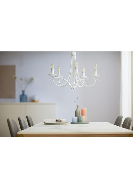 Wi-Fi 40W Sarı/beyaz Şeffaf Cam Mum Tipi Akıllı Ampul C35 E14 indirimleri