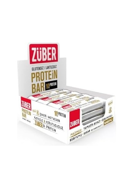Züber Bademli Glutensiz Protein Bar (40 gr x 12 Adet) fiyatları