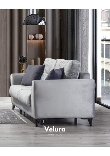 Alaf Üçlü Kanepe & 3'lü Koltuk - Gri modelleri