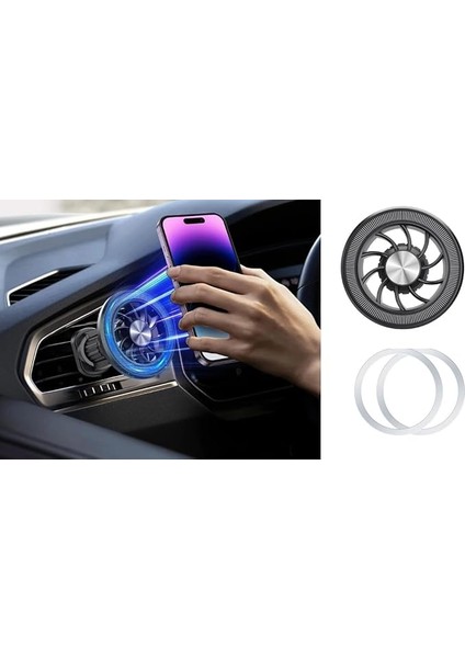 Havalandırmaya Takılan Güçlü Mıknatıslı Manyetik Telefon Tutucu iphone ve Tüm Modellere Uygun Araç Içi Telefon Tutucu Araba Için Araç Tutucu, Manyetik Telefon Tutucu 12/13/14/15 Manyetik Araç Tutucu