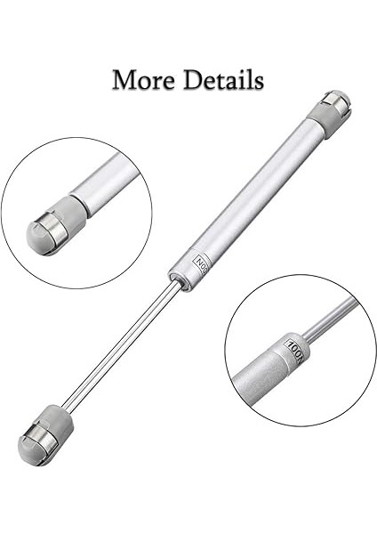 Gazlı Asansör Direği, Mutfak Dolabı, Gardırop Dolabı, Pnömatik Destek, Gazlı Yaylı Amortisör Menteşesi, 100N Kapaklı Bağlantı Elemanları Için, Yumuşak Kapanma Konağı, 4'lü Paket modelleri