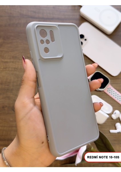 Redmi Note 10 / 10S Uyumlu Kamera Korumalı Darbeye Dayanıklı Renk Atmayan Keep Silikon Kılıf