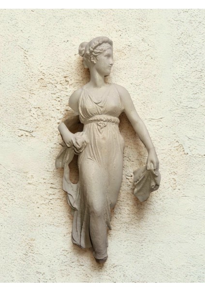 50 cm Büyük Boy Roma Kadını 3 Boyutlu Duvar Heykeli Antik Roma Yunan Heykel modelleri