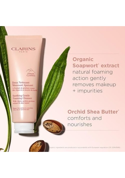 Clarins Soothing Gentle Foaming Cleanser 125ML fiyatları