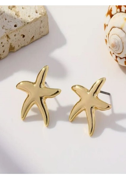 Altın Rengi Denizyıldızı Küpe fiyatları