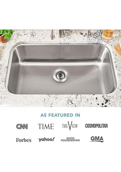 KSS682 Paslanmaz Çelik Evye, Lavabo Süzgeci fırsatları