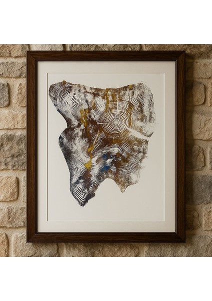 Ağaç Yaş Halkası Baskı Çalışması Poster Tablo Resim Sanat fiyatları