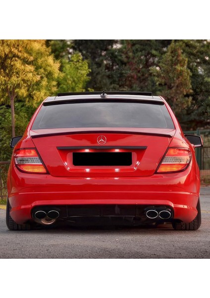 Mercedes W204 (C63-C180-C200-C250) Difüzör 2007-2011 Parlak Siyh modelleri