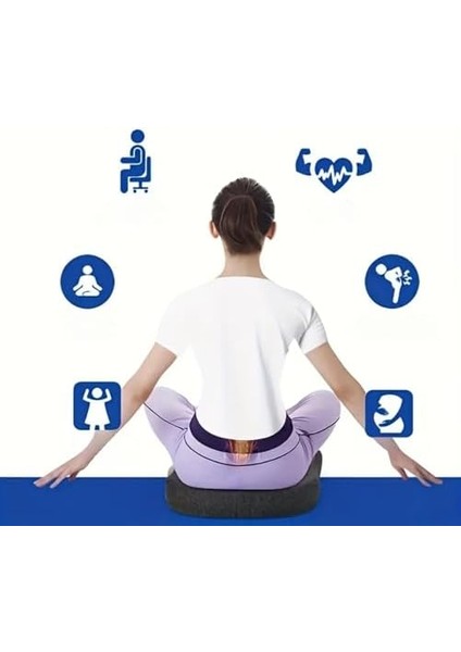 Ortopedik Oturma – Kuyruk Sokumu ve Bel Desteği Için Memory Foam Yastık | Posture Düzeltici, Tekerlekli ve Ofis Için Ergonomik fiyatları