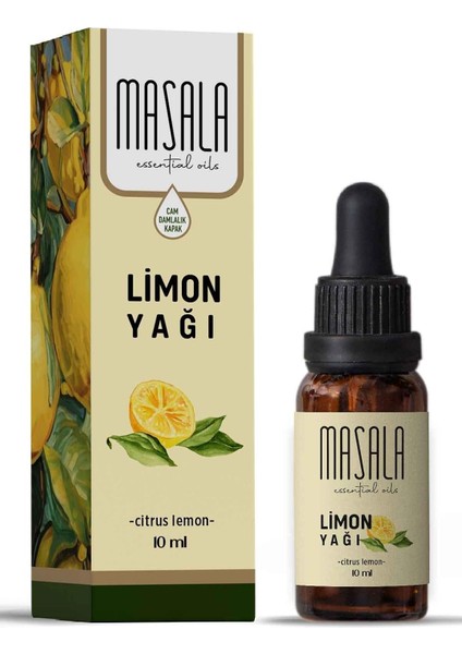 Masala Saf Limon Yağı 10 Ml. (Lemon Oil)