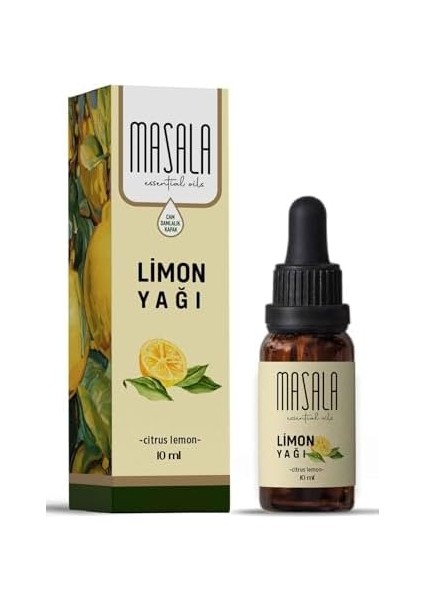 Masala Saf Limon Yağı 10 Ml. (Lemon Oil) fiyatları