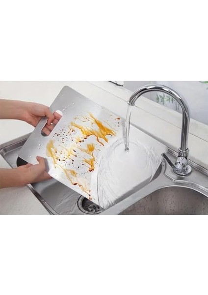 Paslanmaz Çelik Kesme Tahtası Seti modelleri