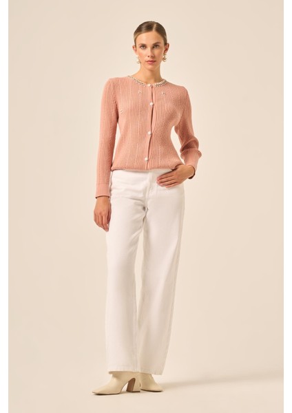 Inci ve Beyoğlu Detaylı Hırka Pudra 25090 fırsatları