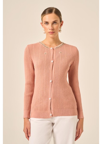 Inci ve Beyoğlu Detaylı Hırka Pudra 25090 indirimleri