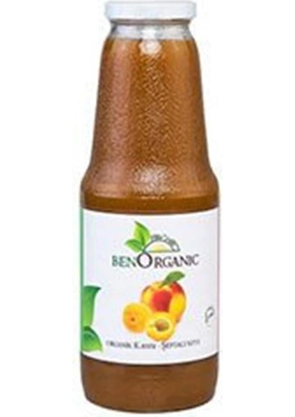 Benorganic Şeftali Kayısı Elma Suyu 940 ml Cam Şişe
