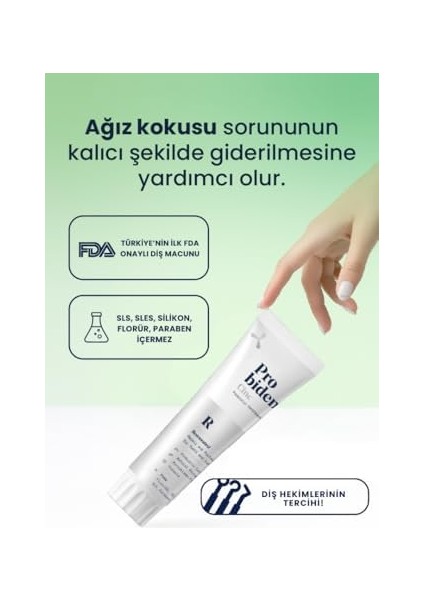 Probident Clinic Doğal Yoğun Bakım Resveratrol Içeren Florürsüz Diş Macunu Anında Beyazlatıcı Etki modelleri