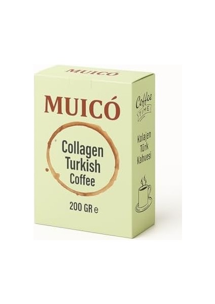 Muico Geleneksel Öğütülmüş Kolajen Türk Kahvesi– Kolajen Peptit & Hindiba Ekstraktlı 200 gr modelleri