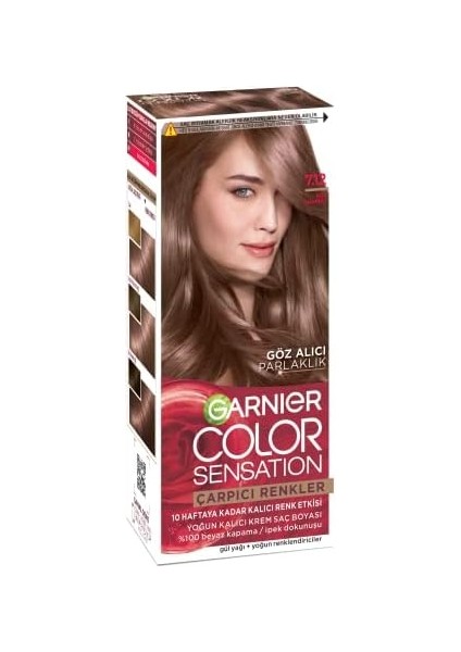 Garnier Çarpıcı Renkler 7.12 Inci Kumral fiyatları