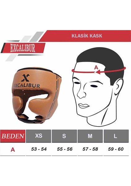 Klasik Boks Antrenman Kaskı Taba L fırsatları