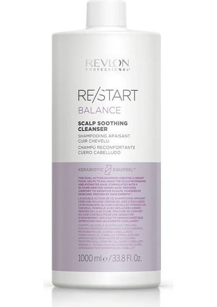 Revlon Professional Restart Balance Scalp Soothing Cleanser 1000ML