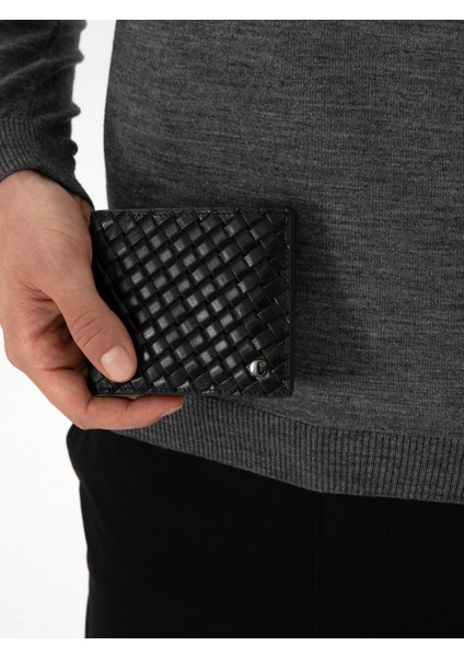 Erkek Siyah %100 Deri Cüzdan 50316615-VR046