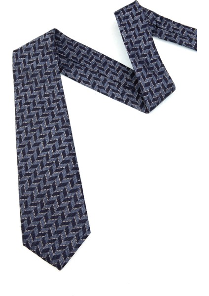 Erkek Lacivert %100 Ipek Kravat 50317307-200