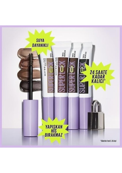 L&apos;oréal Parıs Super Lock Brow Glue Kaş Sabitleyici Maskara - Medium Brown modelleri