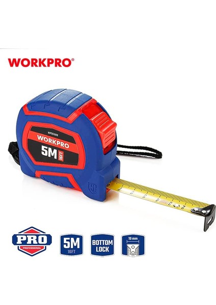 WP261009 5MX19MM/16FT. Kaplama Sarı Çelik Şerit Metre modelleri