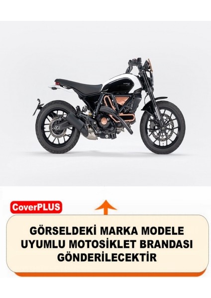 Ducati Scrambler Ducati Branda (Arka Çanta Uyumlu) Motosiket Brandası (Siyah Renk) Motor Örtüsü Çadır Su Geçirmez Motosiklet Kılıfı Motor Brandası fiyatları