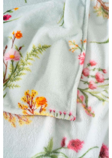 Begonvil Çift Kişilik Peluş Battaniye