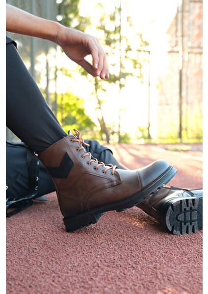 Erkek Bot Taba Cilt Kışlık Su Geçirmez ve Rahat Taban Özellikleriyle