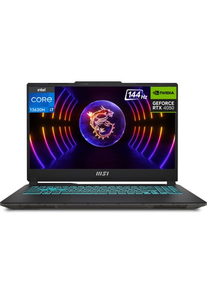 Msı cyborg 15 A13VE-1479XTR I7-13620H 32GB Ddr5 2tb RTX4050 6gb Gddr6 15.6″ 144Hz Freedos Full Hd Gaming (Oyuncu) Notebook