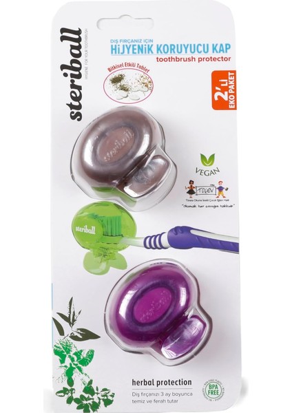 Steriball Hijyenik Koruyucu Kap 2 &apos;li Paket fiyatları