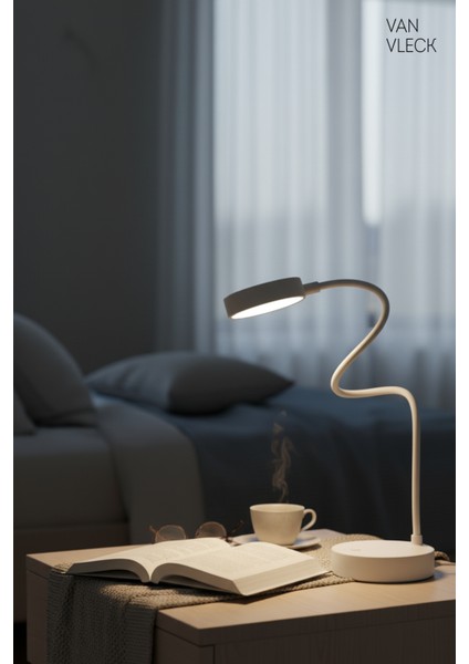 Dokunmatik Şarjlı Masa Lambası – Esnek Başlıklı, 3 Kademeli Parlaklık Ayarlı LED Işık fiyatları