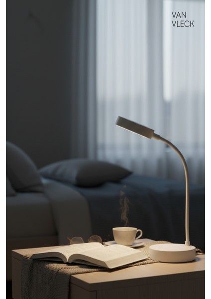 Dokunmatik Şarjlı Masa Lambası – Esnek Başlıklı, 3 Kademeli Parlaklık Ayarlı LED Işık modelleri