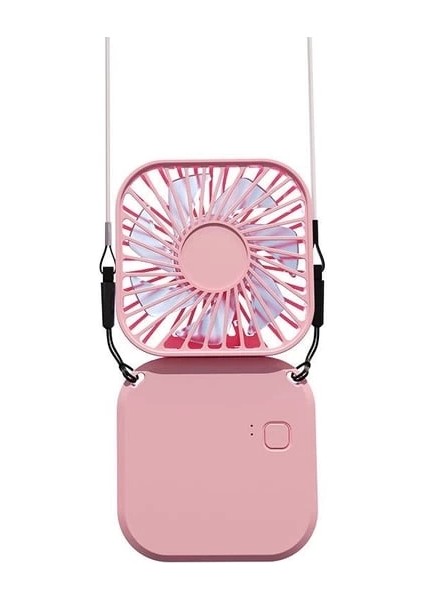 El Fanı Mini Masaüstü ve Boyun Askılı Fan Portatif Şarjlı 3 Kademeli Vantilatör Soğutucu fırsatları