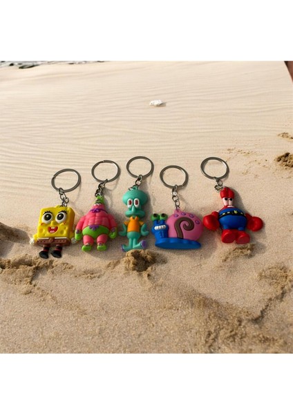 Süngerbob ve Arkadaşları Anahtarlık Seti (5’li) fırsatları