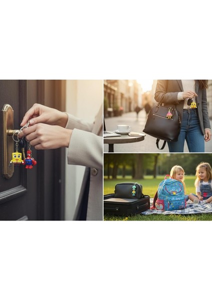 Süngerbob ve Arkadaşları Anahtarlık Seti (5’li) indirimleri