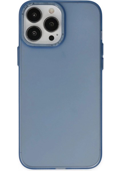 iPhone 13 Pro Kılıf Modos Metal Kapak - Lacivert
