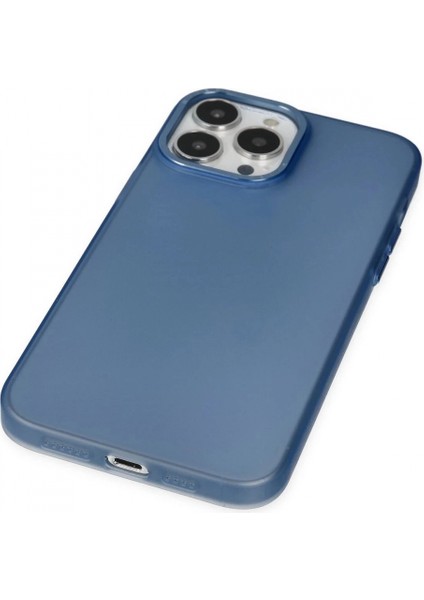 iPhone 13 Pro Kılıf Modos Metal Kapak - Lacivert modelleri